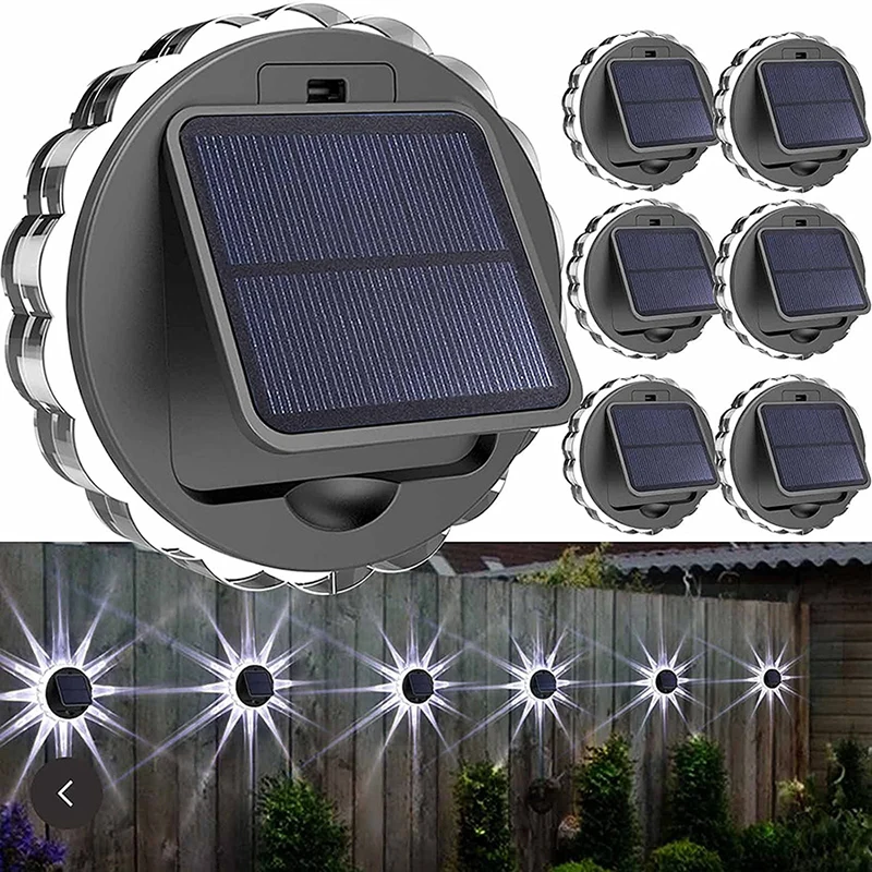 Outdoor Fence Lighting Solar Solar Lights Outdoor Fence Solar Deck