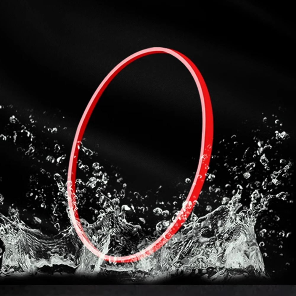 Red Waterproof Gasket Ring for Watch Case Back Cover, 25-42MM Diameter, 1/2/4PCS Set