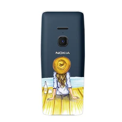 Transparent Soft TPU Silicone Phone Case Cover - Clear for Nokia 8210 4G (45)