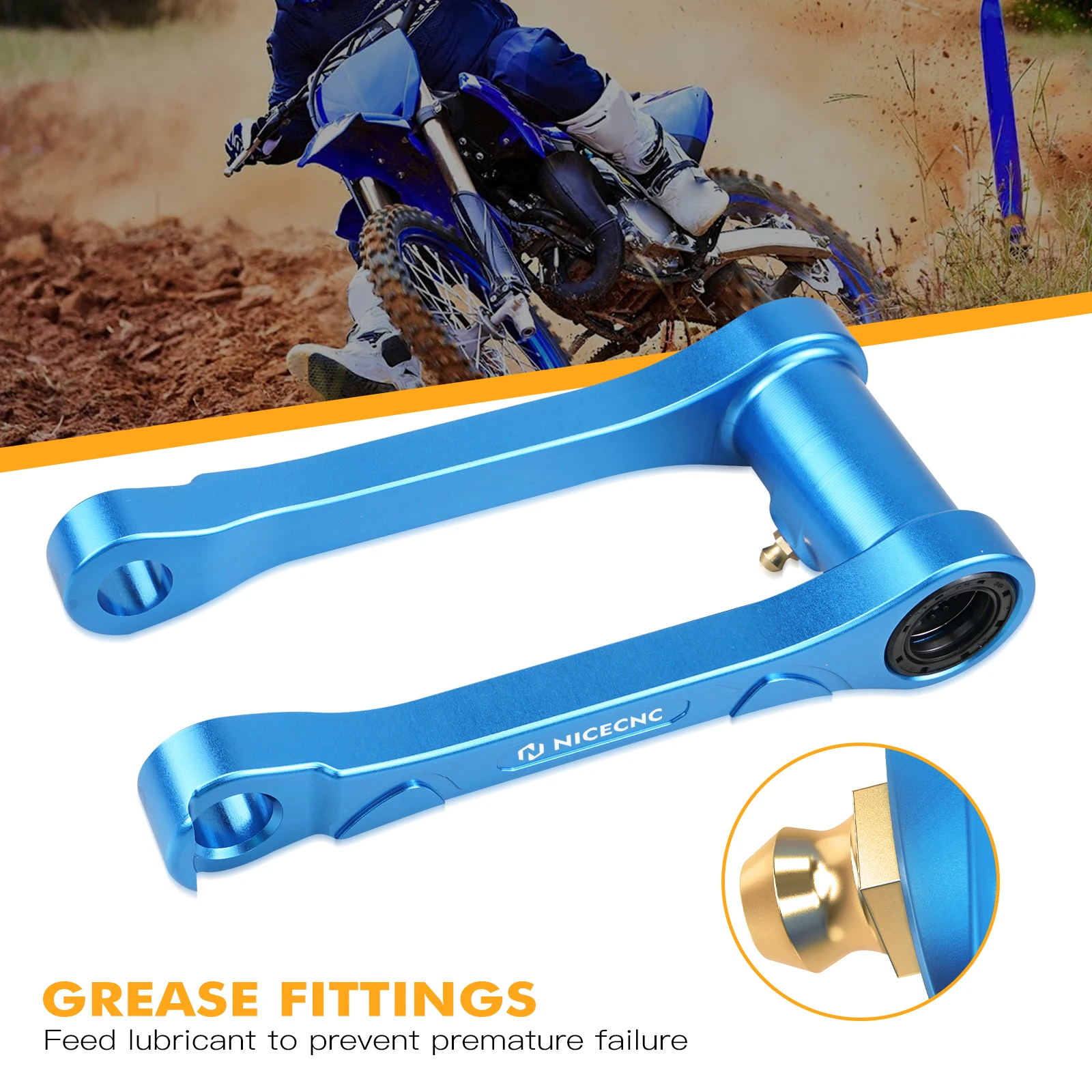 Für Yamaha YZ125 YZ250 2006-2024 YZ125X 2020-2023 YZ250X 2016-2023 WR250F WR450F WRF 2006 CNC Motorrad 1,5 "Tieferlegung Link Kit – Detail 3