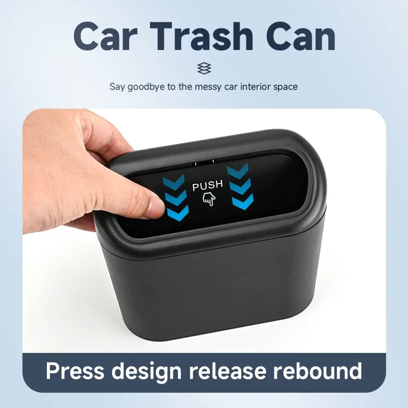 For Toyota CHR RAV4 XA50 Corolla E210 Camry XV70 Yaris Cross Prado 150 Car Trash Bin Accessories