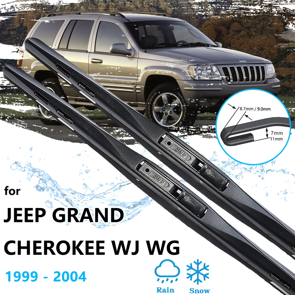 2xForJeepGrandCherokeeWJWGMK219992004WipersBladesCutter
