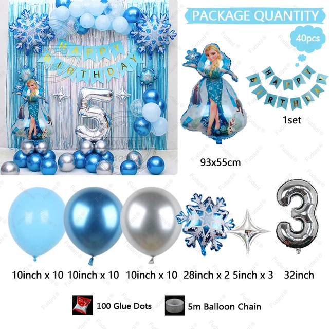 Disney Frozen Birthday Balloon Kit/ Set Disney Frozen theme