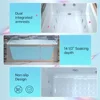60 Inch Concave Acrylic Rectangular Whirlpool Heated Massage Bathtub, White, with Right Drainage Outlet 5