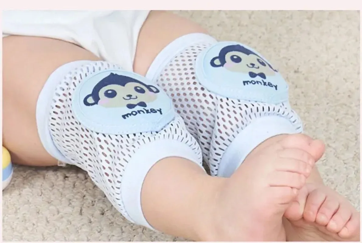 Children's Crawling Elbow Knee Pads Breathable Mesh Toddlers Baby Knee Pads Safety Infant Kneepad Baby Crawling Walking Exercise