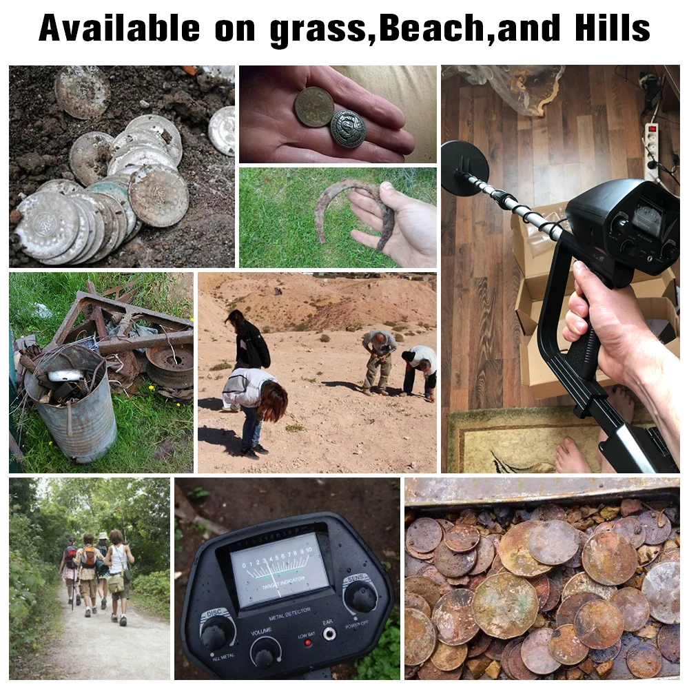 MD-4030 High Accuracy Metal Detector Gold Pinpointer Underground Gold Detector High Sensitivity Treasure Portable Circuit Metal 6