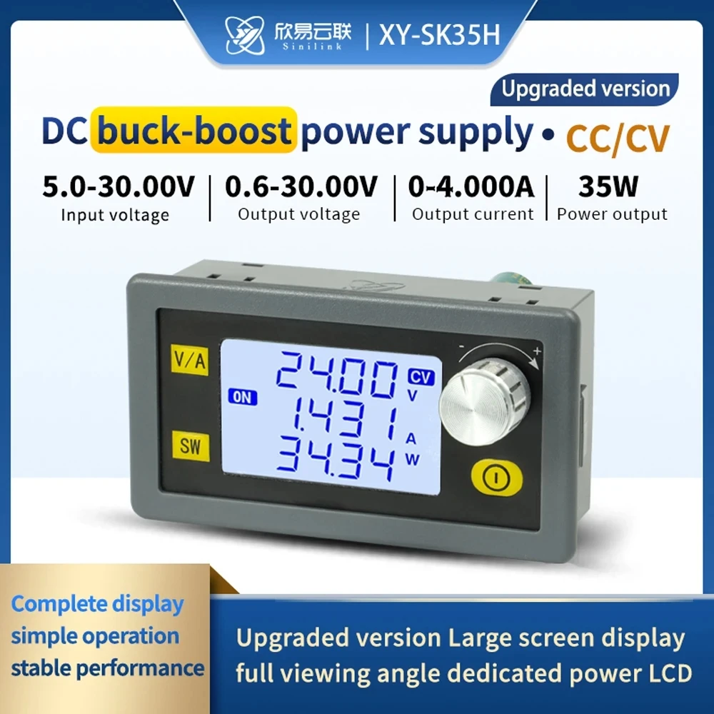 Dc-Dc Convertitore Buck Boost 6-36V Ingresso Alimentatore Regolato Regolabile Modulo Di Ricarica Solare A Corrente Costante A Tensione Costante