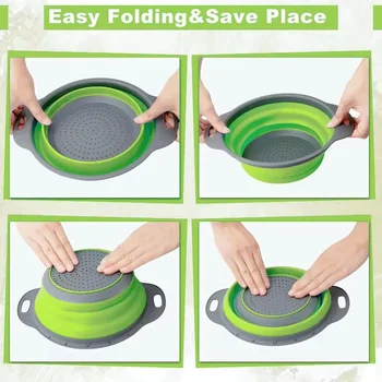 Silicone Folding Colander 5