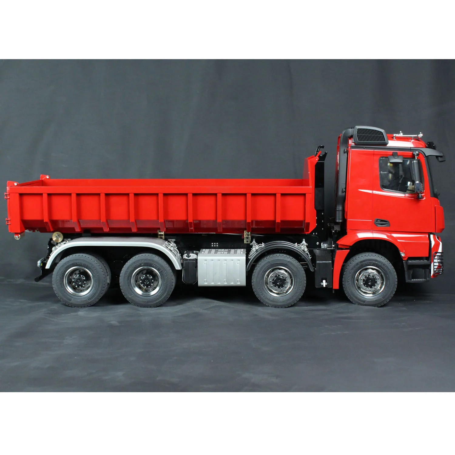 Toys 8x8 1/14 Hydraulic RC Dumper Tipper Car Metal Radio Control Full Dump Trucks 3-speed Transmission Painted Finished Cars 3