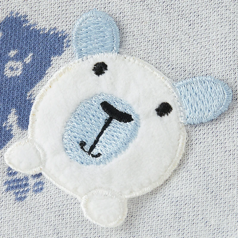 0-3T Infant Baby Boys Girls Clothes Set Bear Print Long Sleeve Cotton Top Pant Suit Underwear Set Sleepwear Pajamas Outfit