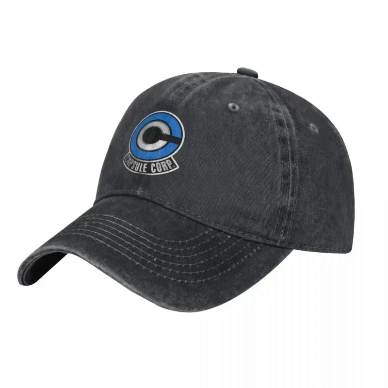 Capsule Corp Denim Baseball Cap Popular Desgin Sport Trucker Hat Summer Man Trendy Print Baseball Caps