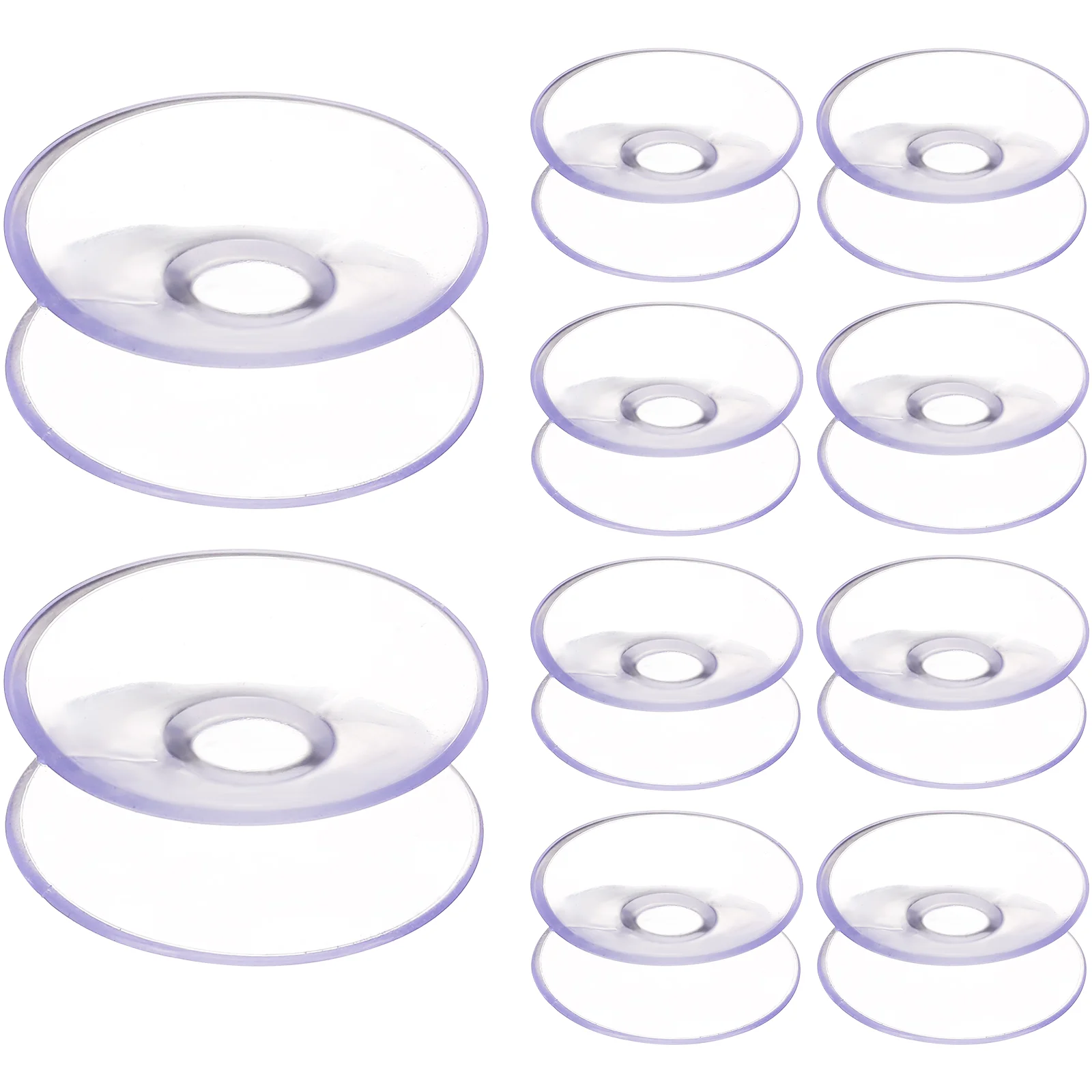 

30mm Double Sided Suction Cups Sucker Pads for Glass Plastic Clear Window Sucker Holder