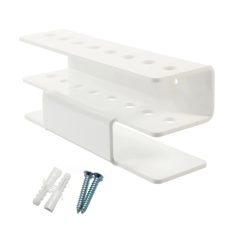 Wall Mounted Indoor Dart Holder 8-Holes Acrylic Dart Display Stand Storage Rack Organizers Lightweight Dart Wall Hanger