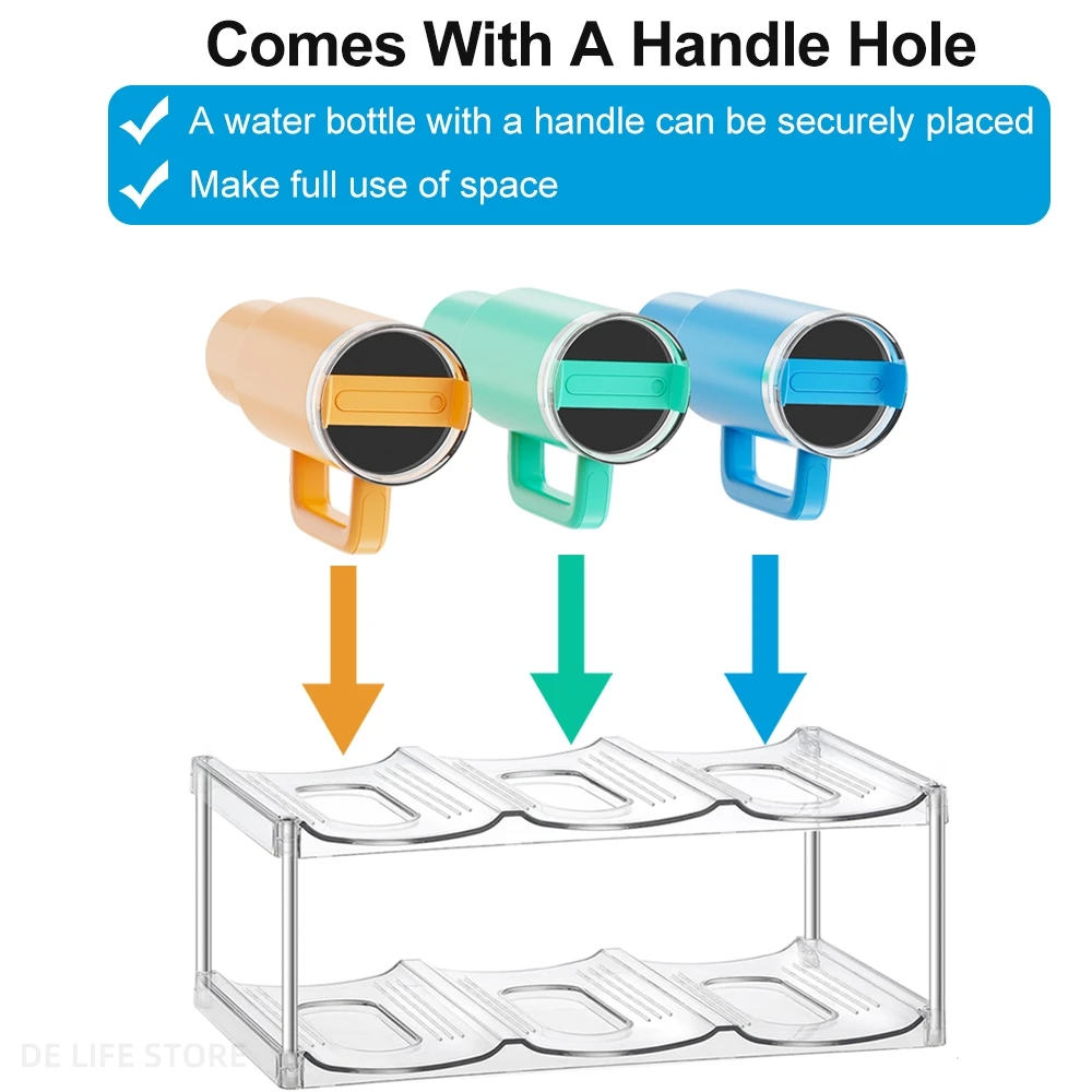 Stackable Water Bottle Organizer 4