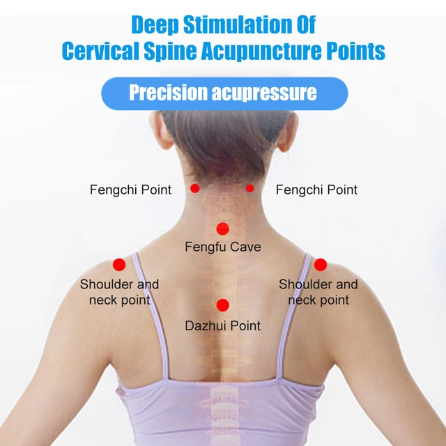 Neck Pressure Point Massager Head Pain Relief Vertebrae Relaxation Neck  Stretcher Cervical Spine Alignment Chiropractic Pillow - AliExpress