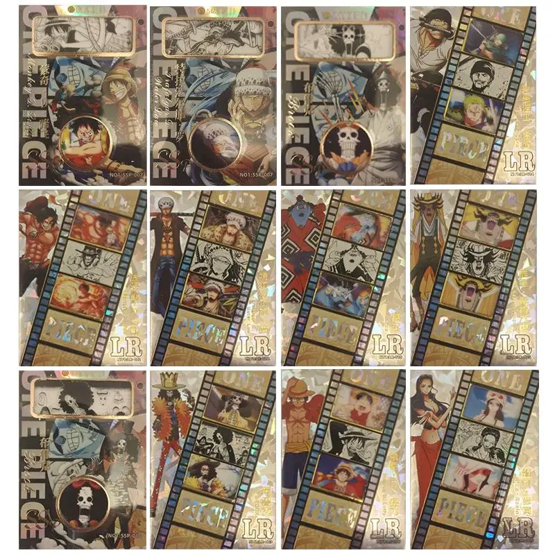 Anime One Piece Vander Decken Ix Roronoa Zoro Nico Robin Brook Monkey D Rufy Collection Card Collection Card Giocattoli Per Bambini