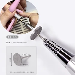 Diamond Electric Nail Drill Bit - Professional Metal Polishing and Cuticle Grooming Tool (Type1)