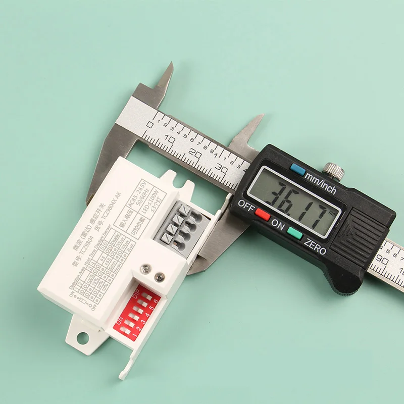 sensor de movimento interruptor microondas radar movimento corpo sem fio detector ajustável mais avançado do que pir infravermelho