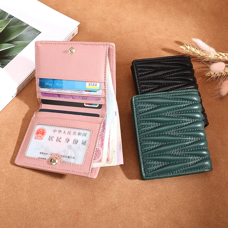 Sheepskin Card Wallet Leather Card Wallet Luxury Card Wallet Women's Wallet Luxury