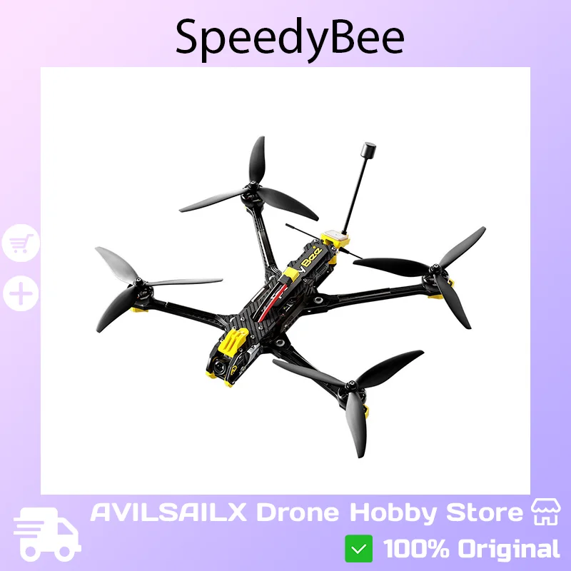 SpeedyBee Mario Fold 8 DC 8Inch Long Range FPV Drone Foldable Quadcopter Long Endurance Portable Racing Drone thumbnail 2