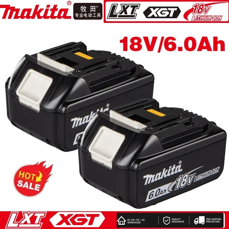Batterie 6.0 Ah 18V Lithium-ion (2/pqt.) Makita main image 1