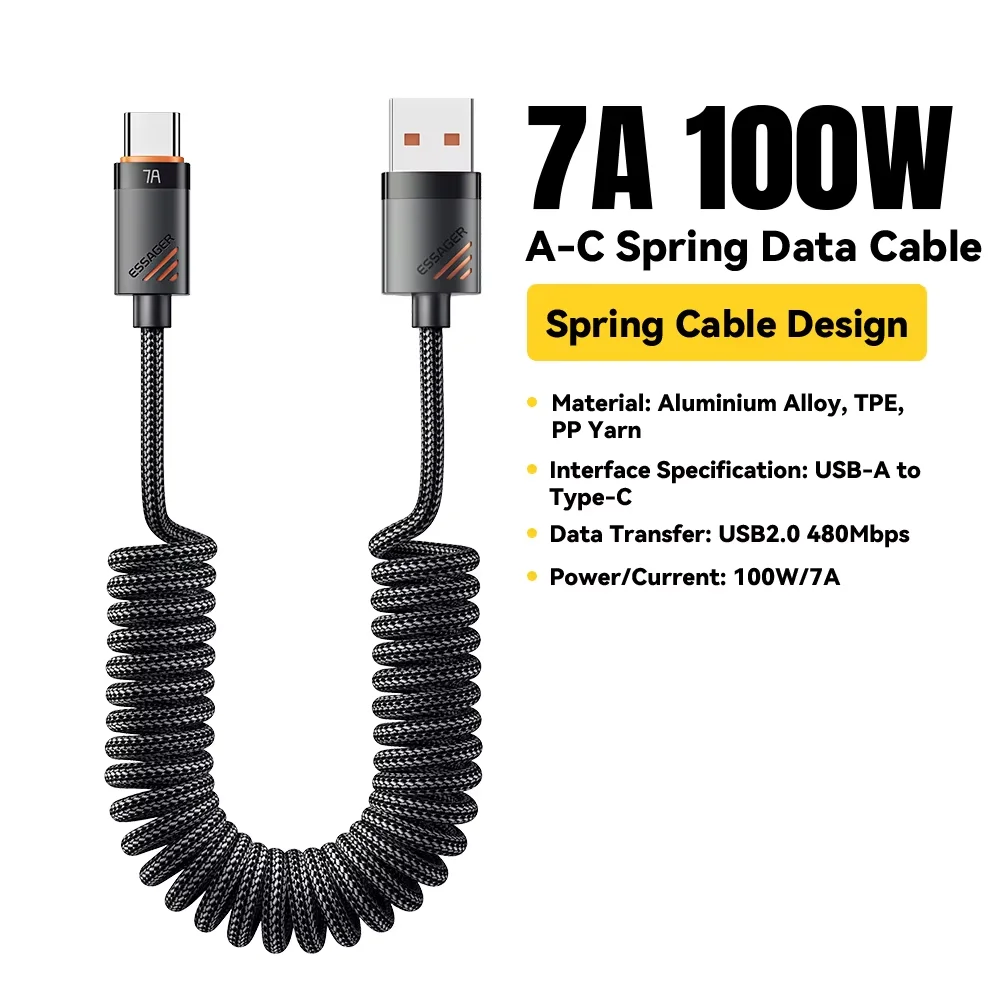 ตัวเลือกสินค้า ชาร์จเร็ว 100W USB-C สำหรับ iPhone iPad MacBook