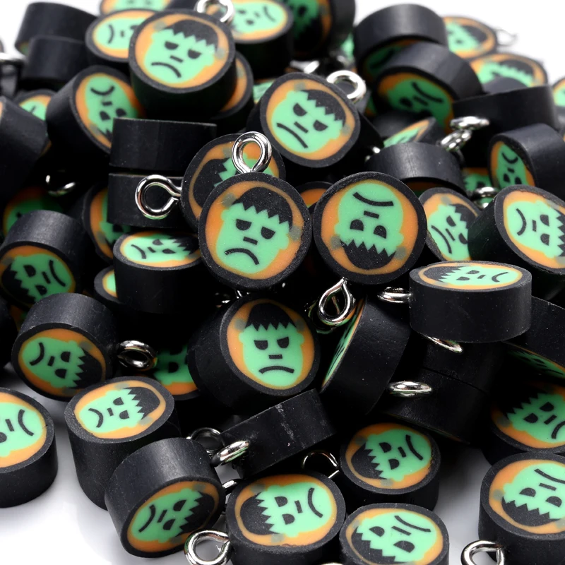 Fruit-Shaped Polymer Clay Pendants – 30-Piece Set