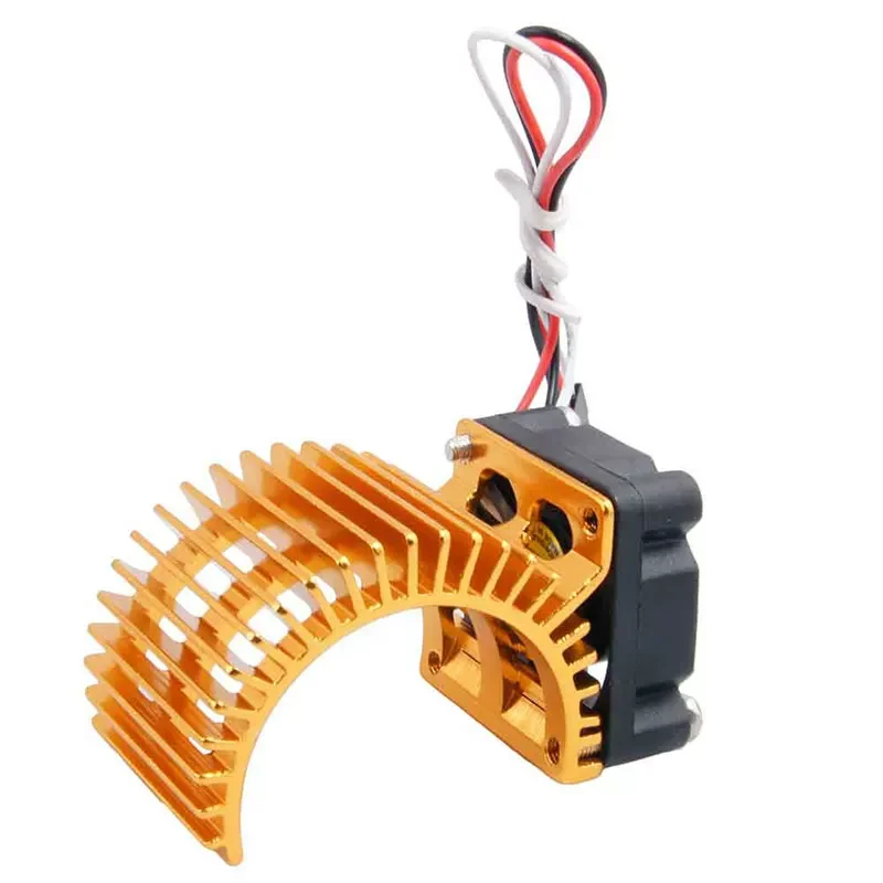 Détail de l'axe du moteur RC 540/380 et de la fixation, pour usage en modélisme.