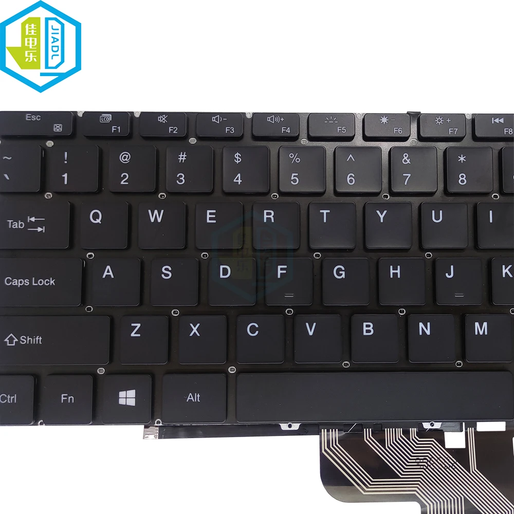 Teclado Retroiluminado para pc Notebook Inglês Eua Hometech Alfa 150p Teclast F15 Plus Tb06 Feedme S17 Ultrabook 15.6 Mb3661003 - Imagem 3