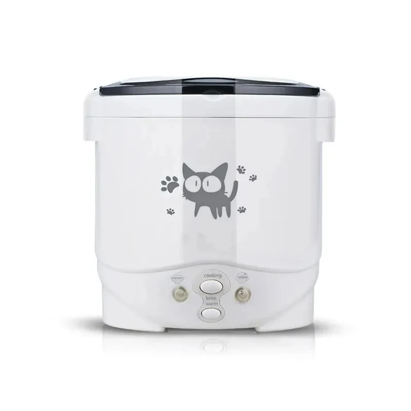 Rice Cooker Portable MultiCooker Household Rice Cookers 12V 24V 220V Pot Cooking Machine Pans For Car Truck 6