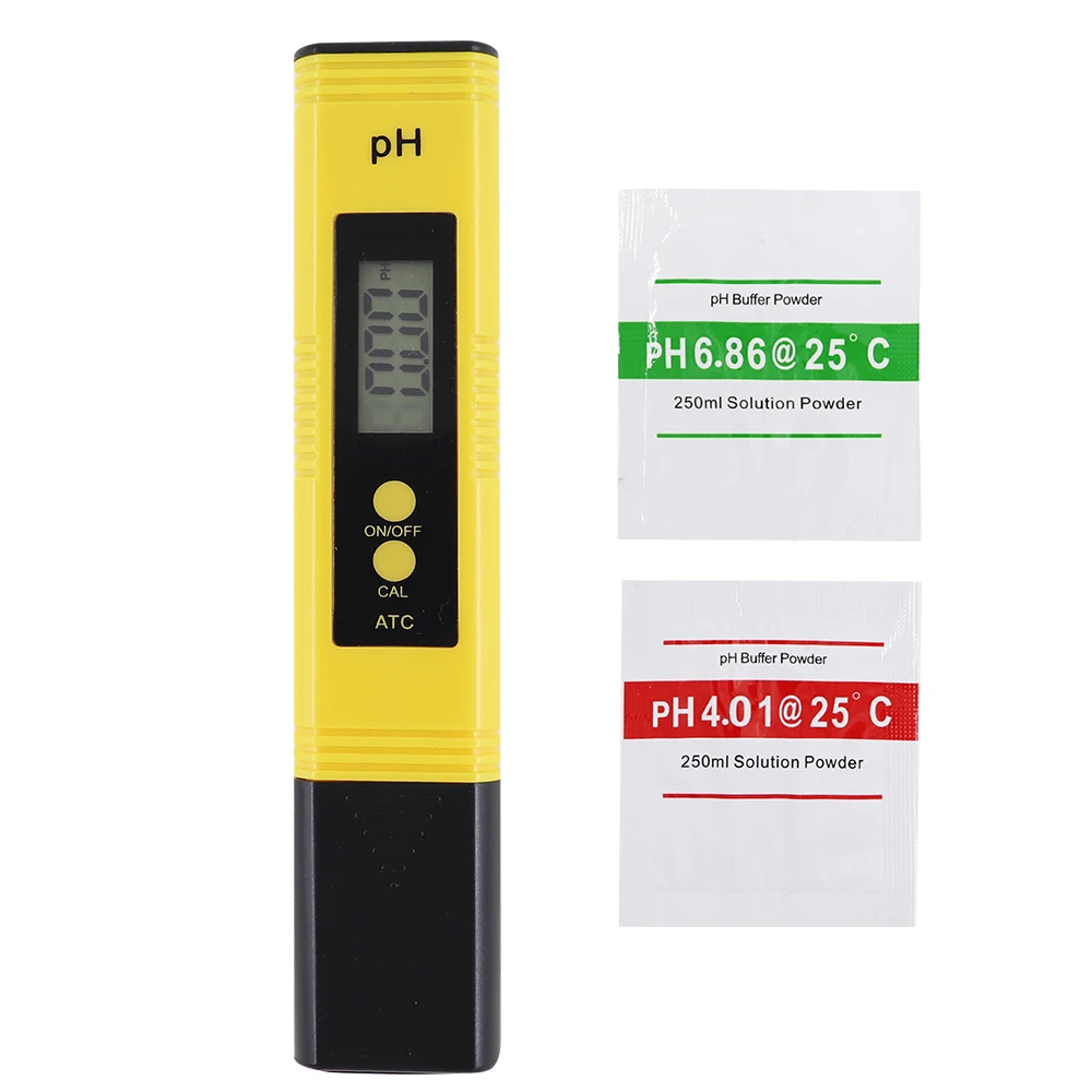 Water Quality Detector Water Tester PH Meter PH Meter 0.01 High Precision for Water Quality Tester with 0-14 Measurement Range Suitable Aquarium Swimming Pool