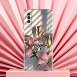 Lily Flower Print Phone Case Cover - Realistic Design - Samsung A32 (B1)