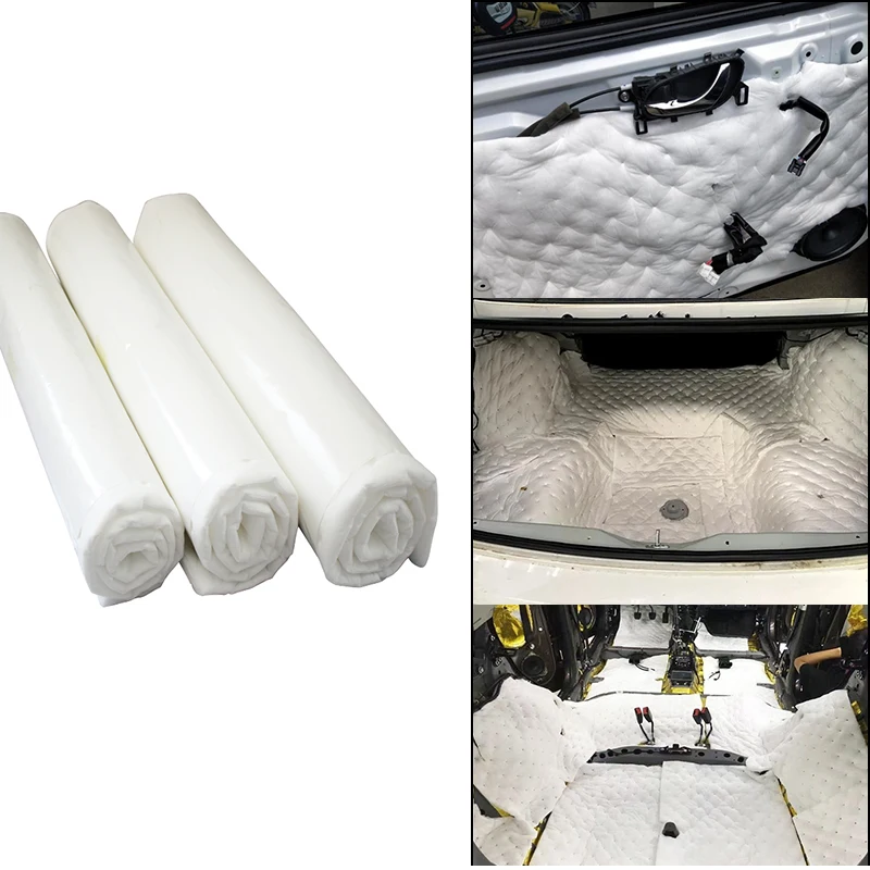 50X200cm Car Hoods Engine Firewall Heat Mat Deadener Sound Noise Proof Insulation Foam