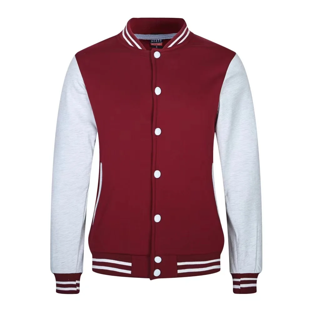 Chaqueta Universitaria De Béisbol Unisex | Manga Larga Con Botones, De Algodón Para Niños Y Niñas, Ideal Para Otoño