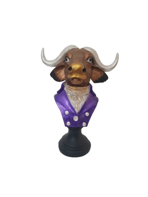 

EU HOME DECORATION AROSE BULL TRINKET HOME OFFICE DECOR
