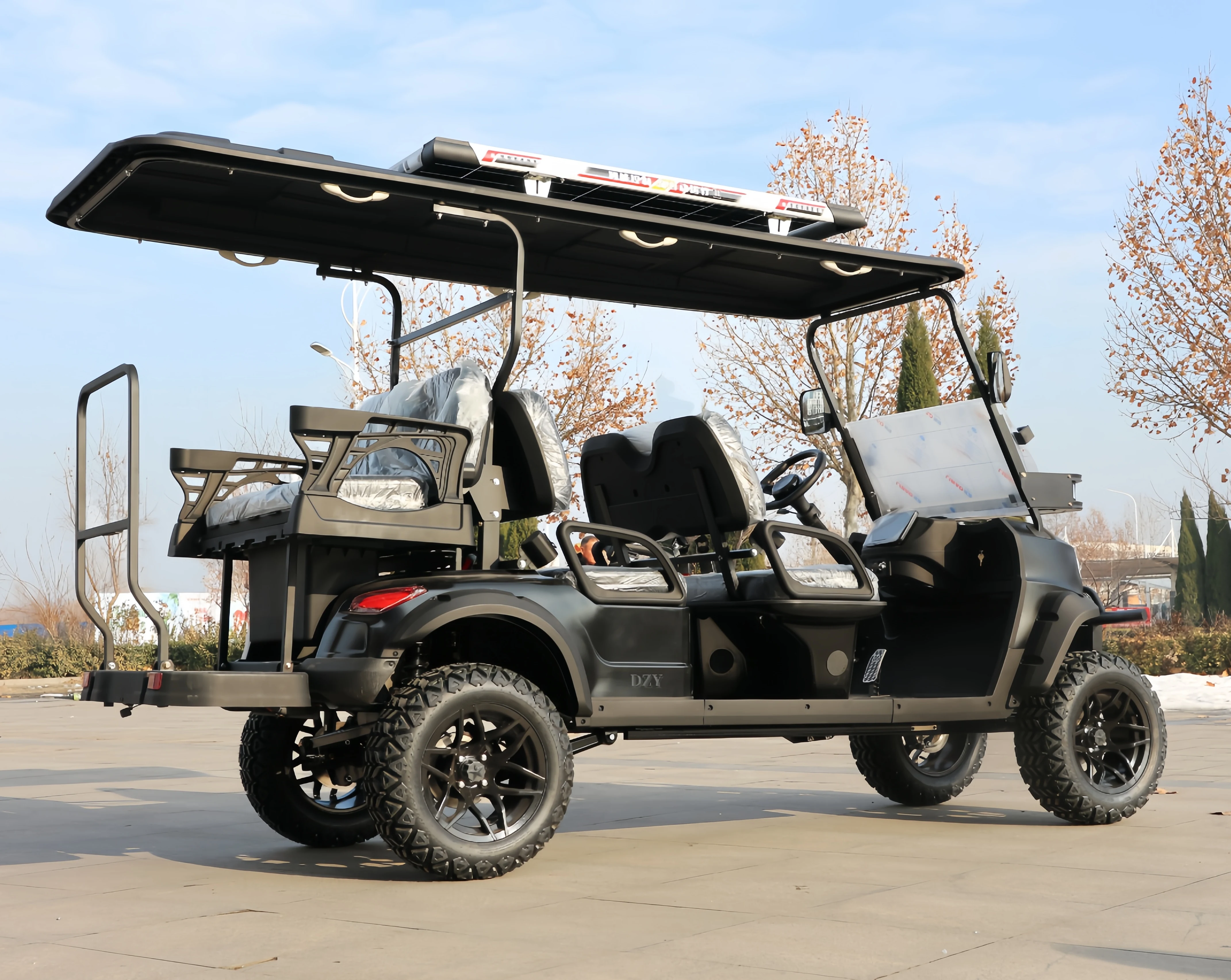 Modern Fashion New Factory 6-seater Club Car Electric Golf Off road Vehicle Hunting Vehicle Price Cheap
