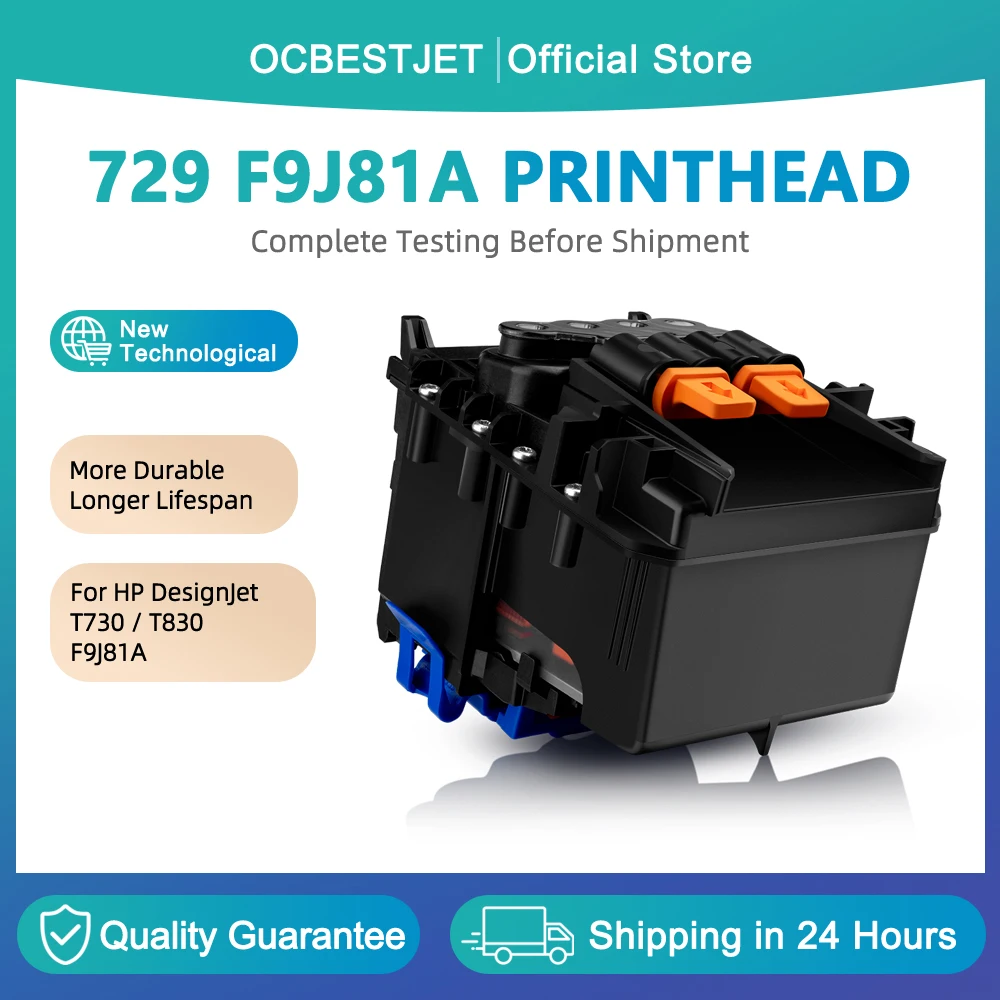 HP 디자인젯 T830 T730 대형 포맷 플로터 프린터용 HP 729 프린트헤드