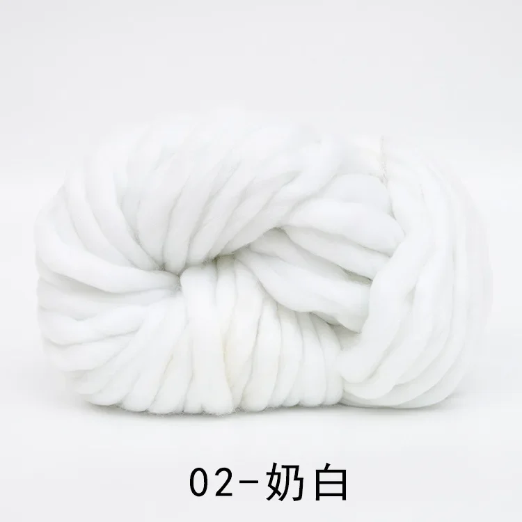 Minthome 0.2s Wool Imitation Wool Thick Thread, Hand Woven Large Thickness Scarf Thread, Blanket Thread, Hat Yarn 250g/roll 5