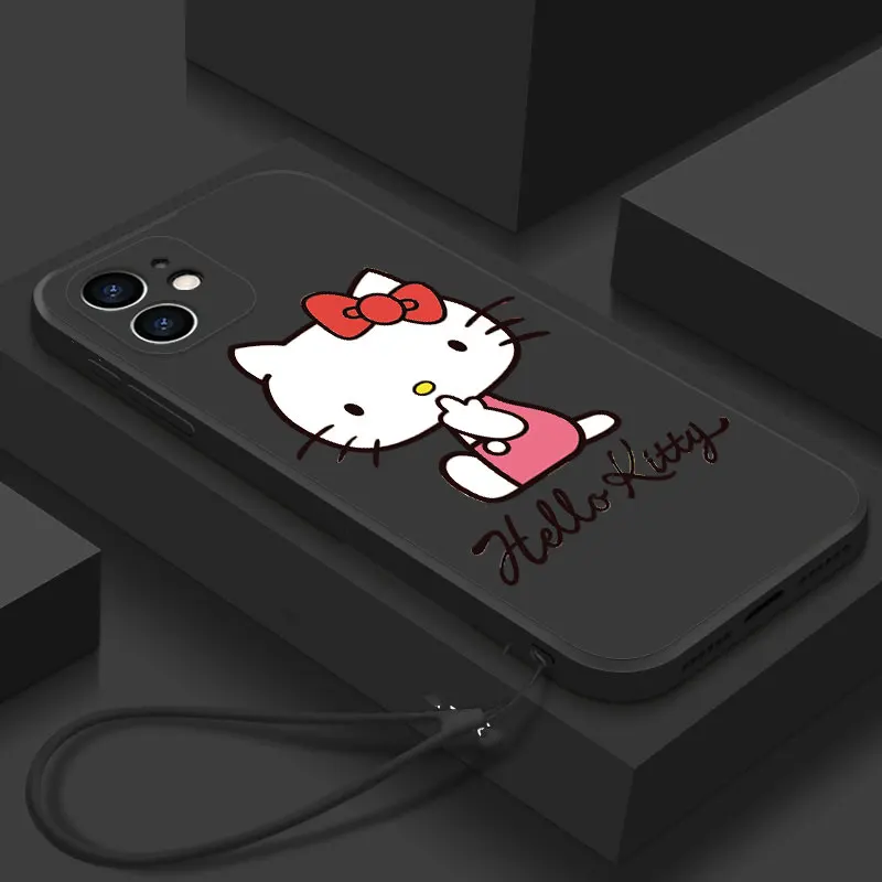 thumbnail image 1 of Hello Kitty Cute Tpu Case For Honor X8 X9 X8A X7A X7 X6 20 9X 50 Huawei Y9 Prime Y6 Y7A Y7 2019 Y6P P30 Lite Nova 5T Y70 Cover, 1 of 5