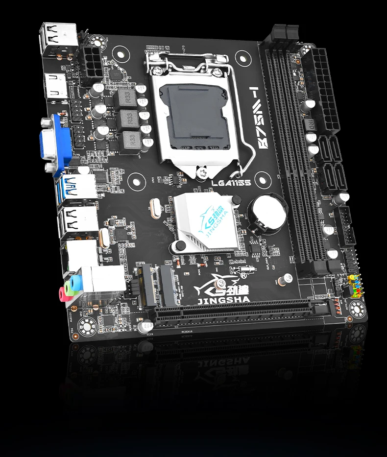 B75M ITX Motherboard Kit with Core i5 3570 processor and 16GB DDR3 Memory +CPU Fan integrated GPU placa mae LGA 1155 Mainboard 12 S8511211be8b241a89e21918066ae3e3e2