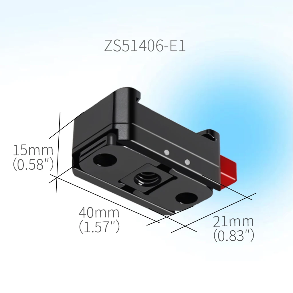 Aluminum Quick Release Mount L Bracket Cold Shoe Magnetic Adapter for X4 X3 X5