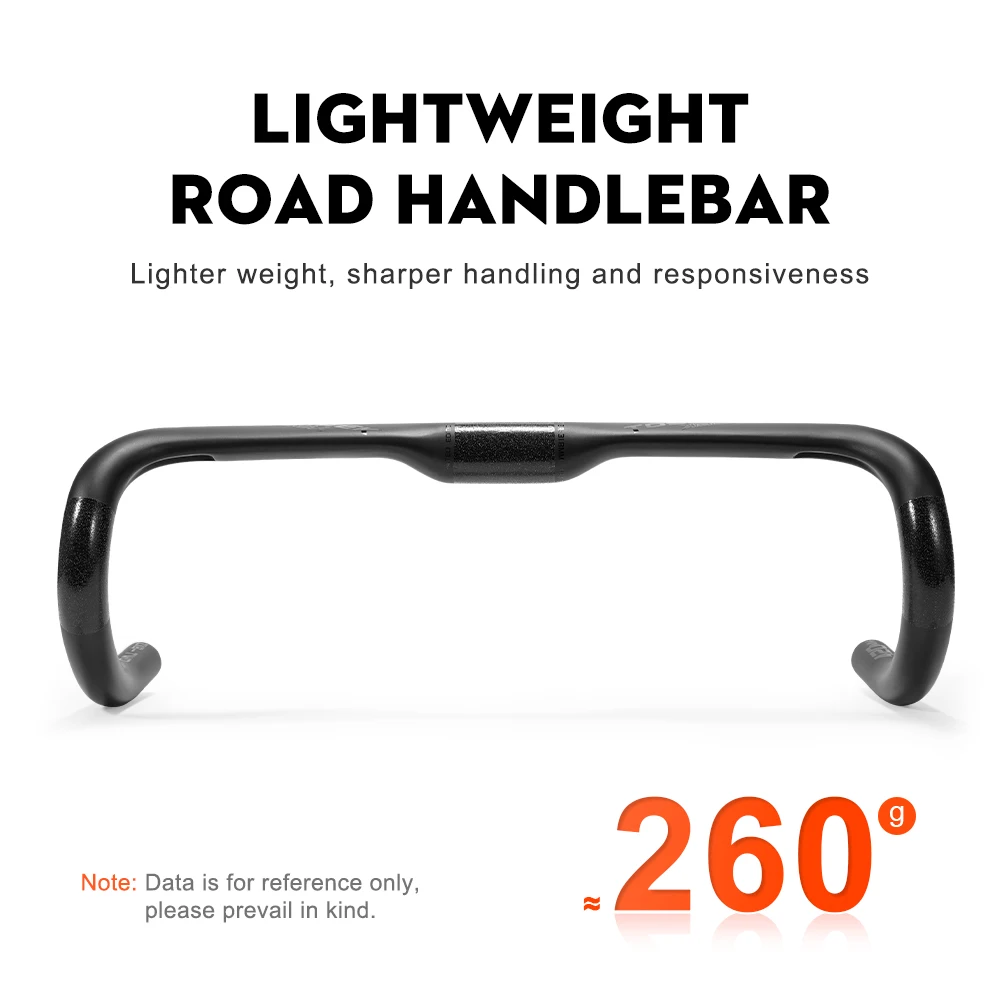 Bike Carbon Road Handlebar 400/420/440mm UD Matt Internal Routing Road Bicycle Handle Bar Bicycle Parts