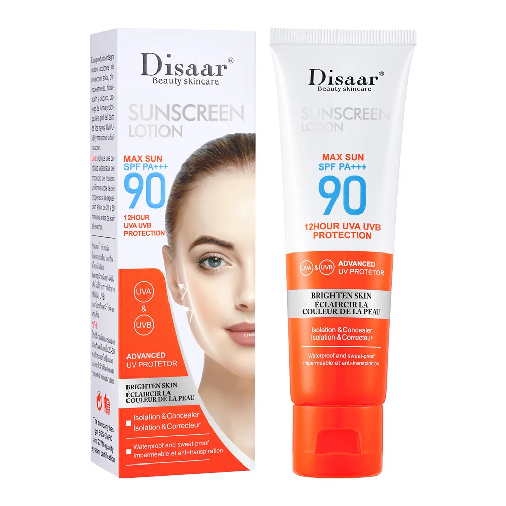 Sunscreen for body, arms, thighs, and isolation sunscreen lotion