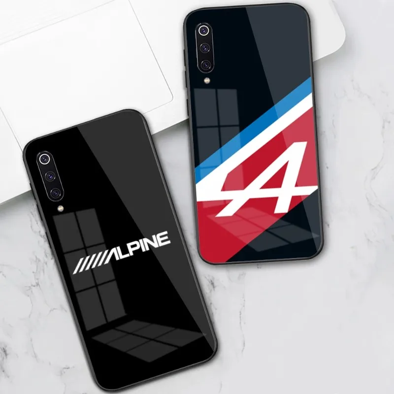 Alpine Logo Tricolor French Phone Case for Xiaomi 12 11T 10 9 Redmi