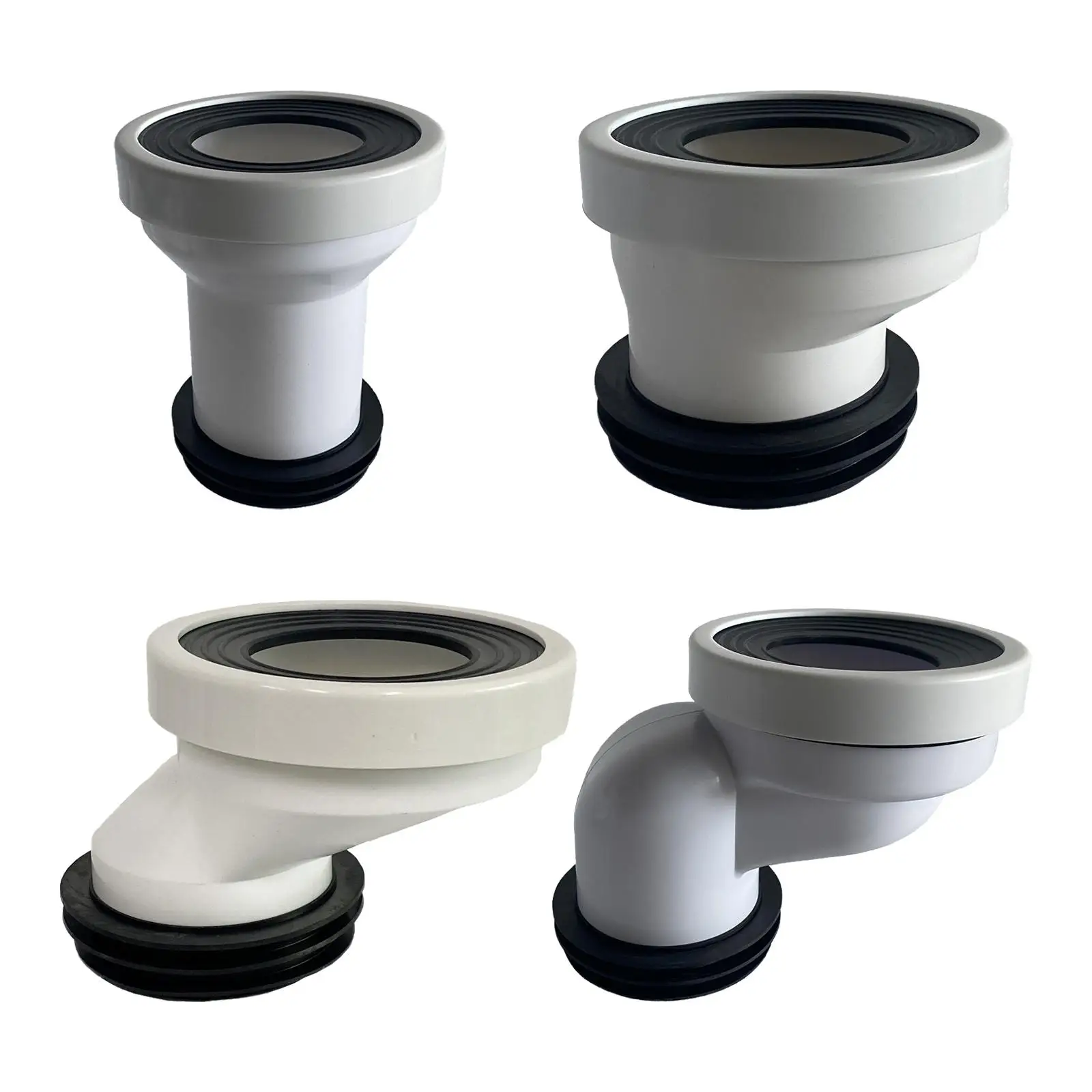Offset Toilet Flange Connector Extension 4 inch PVC Toilet Flange Shifter for Plumbing Drainage Drain System Cleaning toilet flange connector