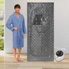 Lightweight Portable Personal Steam Sauna Spa set tent 180*80*80cm+2.6L steam engine+65cm folding chair 4
