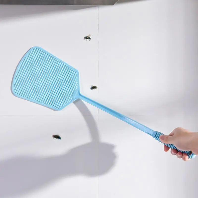 Flyswatter Fly Swatter Heavy Duty Multi-functional Long Hand Flyswatter Fly Swatters For Home/Indoor/Outdoor/Classroom