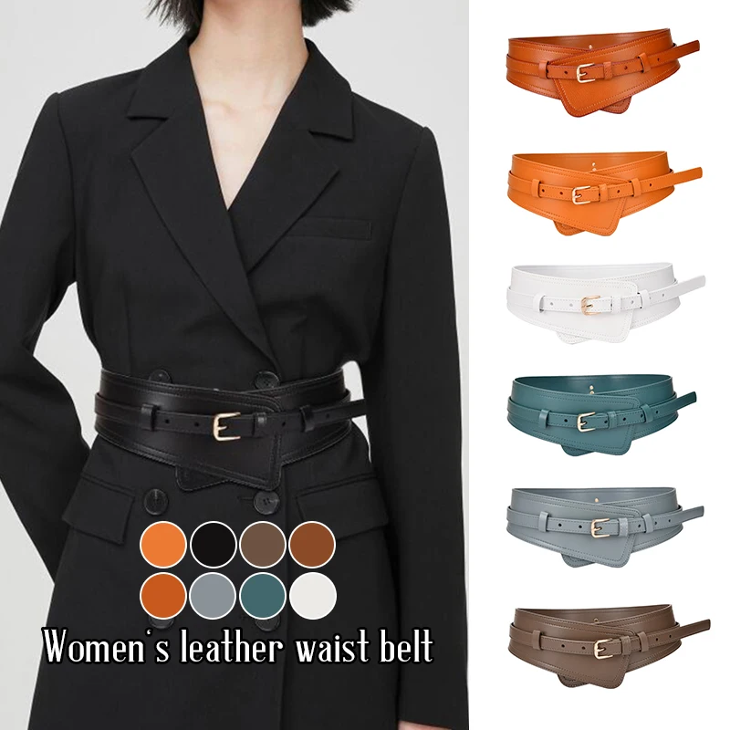 Women's Belt Girdle Female Decoration Cummerbunds All-match Leather Belt Detachable Coat Dress Waist Belts Women Designer Belt detachable mobile phone case chain abs handbag strap bag with buckle hand imitate shell chain phone lanyard decoration chain