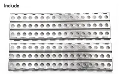 1/10 RC Tracked Climbing Vehicle Escape Board with Metal Skid (Silver)