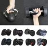 Pull Up Grips Pads with 4 Finger Loop Lifting Sweat Proof Pads Gym Workout Glove 2